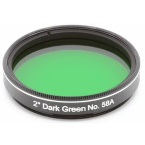 Explore Scientific filtro verde scuro #58A 2"