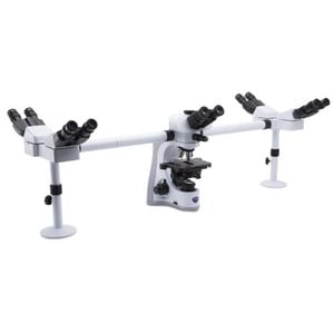 Optika Microscopio B-510-5, discussion, trino, 5-head, IOS W-PLAN, 40x-1000x, EU
