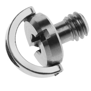 ASToptics 1/4" stainless steel screw with C ring