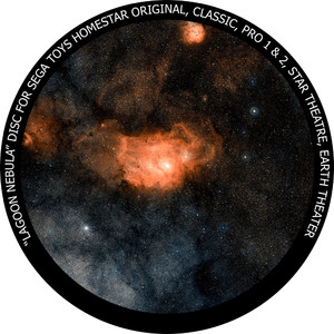 Redmark Diapositiva per il planetario Sega Homestar con la Nebulosa Laguna