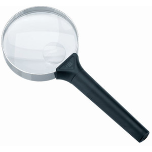 Schweizer Magnifying glass Handlupe Basic-Line BIFOCUS, 6D/16D;Ø75/Ø20mm, bifokal
