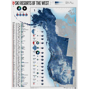 Marmota Maps Harta regionala Ski Resorts of the West
