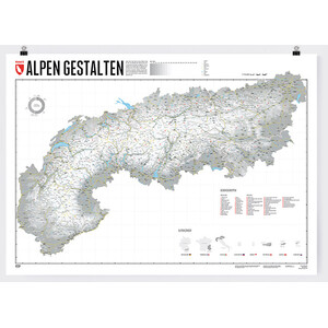 Marmota Maps Regional-Karte Alpen gestalten (100x70cm)