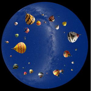 astrial Dia für das Sega Homestar Planetarium Heißluftballon Scenic