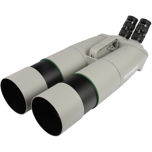Omegon Brightsky 30x100 45° binoculars including Neptune fork mount with centre column and tripod