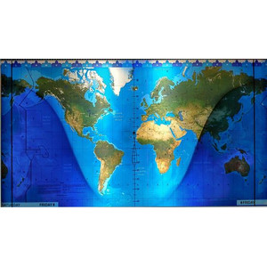 Geochron Ersatz Weltkarte (topographisch)