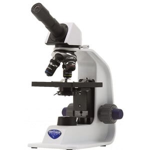 Optika Microscopio B-151R-PL, mono, DIN, plan, akku,40x-400x, LED 1W