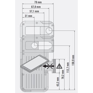 Swarovski Adattatore smartphone Set VPA-Adaptor with AR-B adaptor ring for BTX/ binoculars