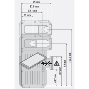 Swarovski Adattatore smartphone Set VPA-Adaptor with AR-S adaptor ring for ATS/STS, ATM/STM, STR