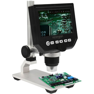 Omegon Microscope stéréo Digistar, 600x, LED, kit pour naturaliste - (l'ouvrage « Qu'est-ce qui vit sur les plages et les côtes » est en allemand)