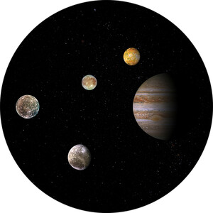 Redmark Projectieschijf voor Bresser en NG planetarium, Jupitersysteem