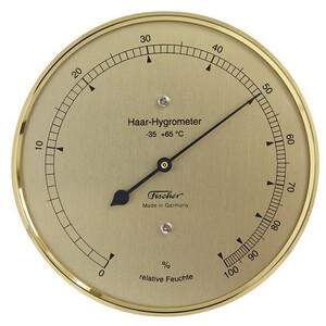 Fischer Stacja meteo Hair-Hygrometer brass