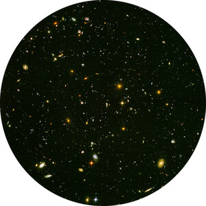 Redmark Dia für Bresser- und NG-Planetarium Hubble Ultra Deep Field