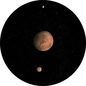 Redmark Diapositiva per planetari Bresser e NG con il Sistema di Marte