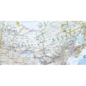 National Geographic Mappa Canada 96 x 81cm