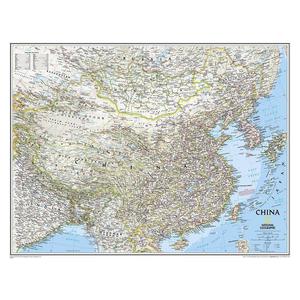 National Geographic Mappa Carta della Cina