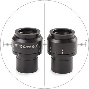 Euromex NZ.6210-CM, 10x/23 mm SWF, Mikrometer, Fadenkreuz, (Nexius Evo)