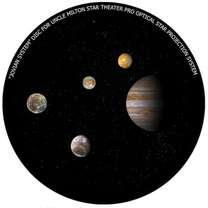 Omegon Diapozitiv pentru Star Theater Pro cu motiv Sistemul Jupiter