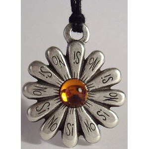 Ragalaxys Necklace Daisy Yes or No Topaz