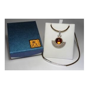 Ragalaxys Necklace Hypatia Sundial Red