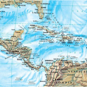 freytag & berndt Physische Weltkarte groß