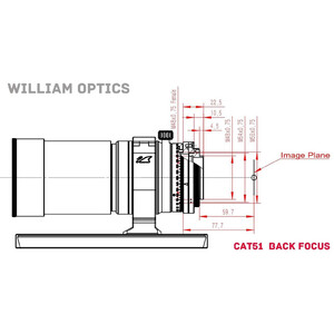 William Optics Rifrattore Apocromatico AP 51/250 RedCat 51 OTA