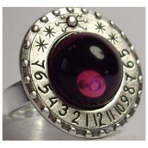 Ragalaxys Sundial Ring Saturno Amethyst