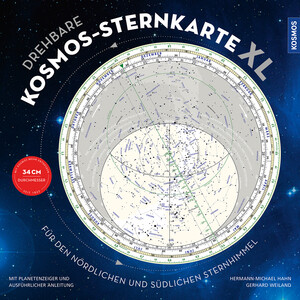 Kosmos Verlag Carta Stellare Drehbare Kosmos-Sternkarte XL 34cm