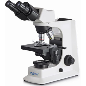 Kern Microscope Bino Plan 4/10/40/100, WF10x18, 20W Hal, OBF 122