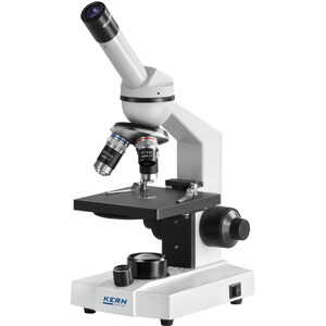 Kern Microscope Mono Achromat 4/10/40, WF10x18, 0,5W LED, recharge, OBS 102