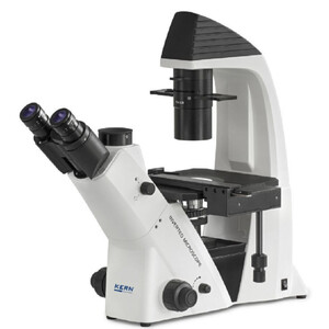 Kern Mikroskop odwrócony Trino, 100W HBO EPI-FL (B/G), Inf Plan 10/20/40/20PH, WF10x22, 30W Hal, OCM 165