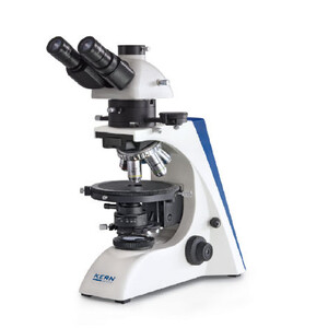 Kern Mikroskop OPM 181, POL, trino, Inf plan, 40x-400x, Duchlicht, HAL, 20W