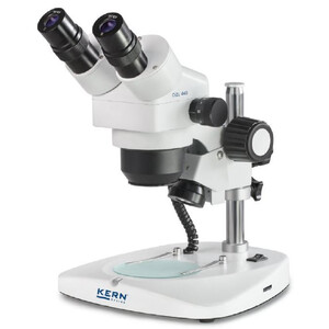 Kern Mikroskop stereoskopowy zoom OZL 445, Greenough, Säule, bino, 0,75-3,6x,10x/21, 0,35W LED