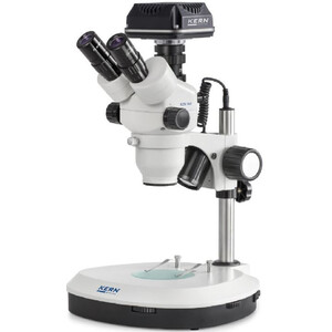 Kern Microscoop OZM544C825, trino, 7-45x, HWF 10x23, Auf-Durchlicht, LED 3W, Kamera, CMOS, 5MP, 1/2.5", USB 2.0