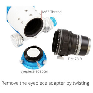 William Optics Adjustable Flattener Reducer Flat73R for ZenithStar 73