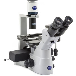 Optika Inverses Mikroskop IM-3LD4, trino, IOS U-PLAN F, LED-FLUO, LWD, 400x, 4 empty filter slots