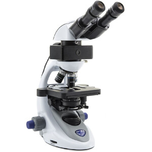 Optika Microscópio B-292LD1.50, bino, LED-FLUO, N-PLAN IOS, 500x MET, blue filterset