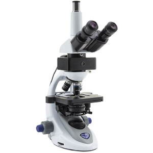 Optika Microscoop B-293LD1, LED-FLUO, N-PLAN IOS, 1000x dry, blue filterset, trino