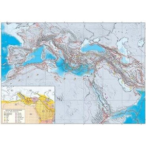 Carte régionale UKGE Geodynamic map of the Mediterranean