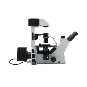 Optika Microscopio Mikroskop IM-5FLD-EU, trino, invers, FL-LED, w.o. objectives, EU