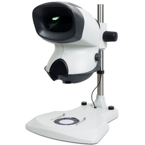 Vision Engineering Microscópio estéreo zoom MANTIS Elite TS, ME-TS, Kopf,  Auf-Durchlicht, LED, Säulenstativ, mit 2 -fach Revolver,  2-20x, o. Objektive