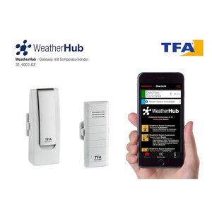 TFA Weerstation Starter-Set mit Temperatursender WEATHERHUB