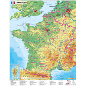 Stiefel Landkarte Frankreich
