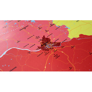 Marmota Maps Mappa Deutschland politisch (70x100)