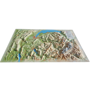 Carte régionale 3Dmap Haute Savoie Version été