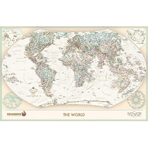 Columbus Harta lumii The World Executive (100x65)