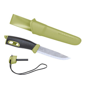 Morakniv Knives Gürtelmesser COMPANION SPARK grün