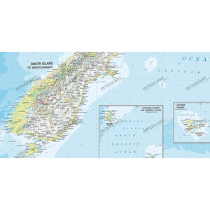 National Geographic Map New Zealand (60 x 77 cm)