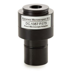 Euromex Adattore Fotocamera DC.1357, 0.75x Objektiv, C-mount, f. Ø 23,2mm Tubus, kurzer Schaft
