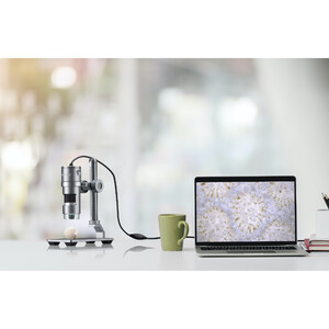 Bresser Microscop USB Digitalmikroskop DST-1028, screen, 10x-280x, AL LED 5.1MP